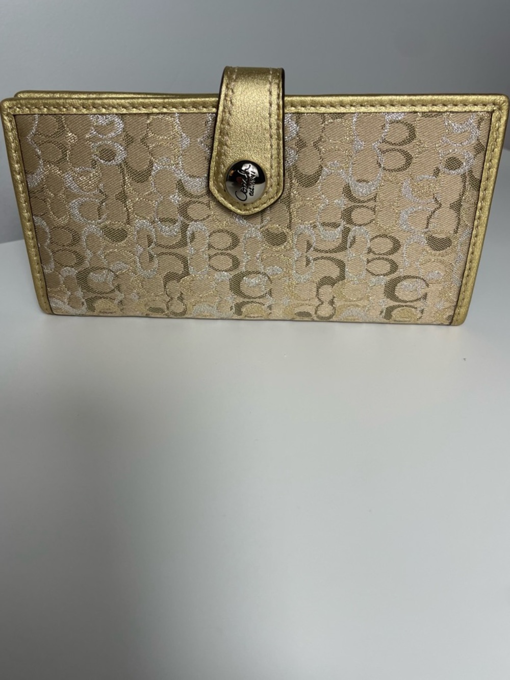 Coach Lurex Multi Card Slim Wallet